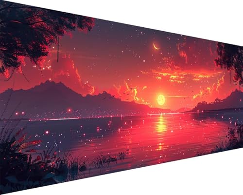Malen Nach Zahlen Landschaft Malen Nach Zahlen Erwachsene Sonnenuntergang Paint by Numbers Kits mit 3 - Pinseln und Acrylfarben Handgemalt Ölgemälde Farbige Leinwand Set, Zimmer Deko 100x200cm b3-19I Malen Nach Zahlen Landschaft Malen Nach Zahlen Erwachsene Sonnenuntergang Paint by Numbers Kits mit 3 - Pinseln und Acrylfarben Handgemalt Ölgemälde Farbige Leinwand Set, Zimmer Deko 100x200cm b3-19I von BAIYAACO