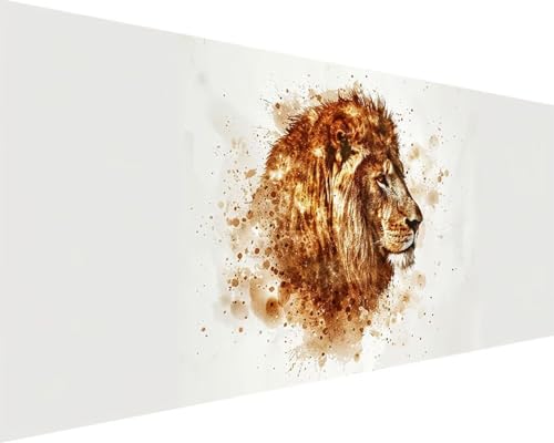 Malen Nach Zahlen Löwe Malen Nach Zahlen Erwachsene Tier Paint by Numbers Kits mit 3 Pinseln und Acrylfarben Handgemalt Ölgemälde Farbige Leinwand Set, Geschenke für Frauen, Zimmer Deko40x80cm b3-191 Malen Nach Zahlen Löwe Malen Nach Zahlen Erwachsene Tier Paint by Numbers Kits mit 3 Pinseln und Acrylfarben Handgemalt Ölgemälde Farbige Leinwand Set, Geschenke für Frauen, Zimmer Deko40x80cm b3-191 von BAIYAACO