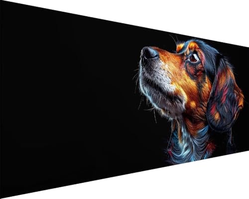 Malen Nach Zahlen Tier Malen Nach Zahlen Erwachsene Hund Paint by Numbers mit 3 Pinseln und Acrylfarben Handgemalt Ölgemälde Farbige Leinwand Set, Geschenke für Frauen, Zimmer Deko 80x160cm o3-20T Malen Nach Zahlen Tier Malen Nach Zahlen Erwachsene Hund Paint by Numbers mit 3 Pinseln und Acrylfarben Handgemalt Ölgemälde Farbige Leinwand Set, Geschenke für Frauen, Zimmer Deko 80x160cm o3-20T von BAIYAACO