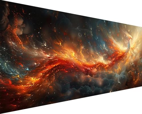 Malen Nach Zahlen Tier Malen Nach Zahlen Erwachsene Phönix Paint by Numbers mit 3 Pinseln und Acrylfarben Handgemalt Ölgemälde Farbige Leinwand Set, Geschenke für Frauen, Zimmer Deko 100x200cm z3-44 Malen Nach Zahlen Tier Malen Nach Zahlen Erwachsene Phönix Paint by Numbers mit 3 Pinseln und Acrylfarben Handgemalt Ölgemälde Farbige Leinwand Set, Geschenke für Frauen, Zimmer Deko 100x200cm z3-44 von BAIYAACO