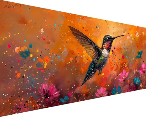 Malen Nach Zahlen Vogel Malen Nach Zahlen Erwachsene Tier Paint by Numbers mit 3 Pinseln und Acrylfarben Handgemalt Ölgemälde Farbige Leinwand Set, Geschenke für Frauen, Zimmer Deko 50x100cm r3-2E Malen Nach Zahlen Vogel Malen Nach Zahlen Erwachsene Tier Paint by Numbers mit 3 Pinseln und Acrylfarben Handgemalt Ölgemälde Farbige Leinwand Set, Geschenke für Frauen, Zimmer Deko 50x100cm r3-2E von BAIYAACO