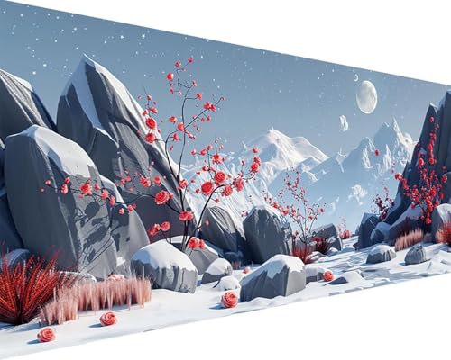 Malen Nach Zahlen Winter Malen Nach Zahlen Erwachsene Schnee Paint by Numbers Kits mit 3 - Pinseln und Acrylfarben Handgemalt Ölgemälde Farbige Leinwand Set, Geschenke für Frauen 100x200cm a3-227 Malen Nach Zahlen Winter Malen Nach Zahlen Erwachsene Schnee Paint by Numbers Kits mit 3 - Pinseln und Acrylfarben Handgemalt Ölgemälde Farbige Leinwand Set, Geschenke für Frauen 100x200cm a3-227 von BAIYAACO