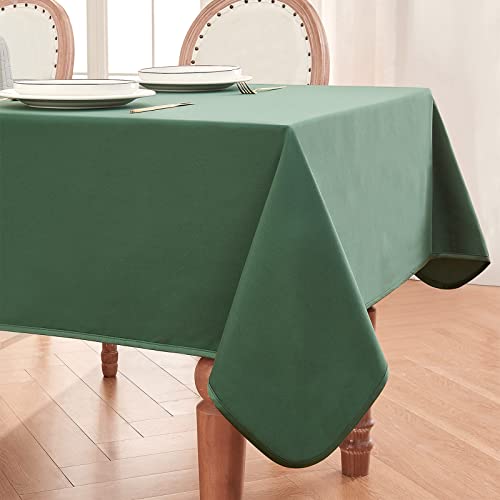 BALCONY & FALCON Tischdecken, abwaschbare Tischdecken, Microfleece und Satin 2in1 Tischtuch, Beidseitig verwendbare, für Hochzeiten, Geburtstagsfeiern, Weihnachtsessen, Party von BALCONY & FALCON