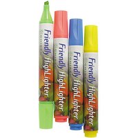 BALLOGRAF® Friendly Medium Textmarker farbsortiert, 4 St. von BALLOGRAF®