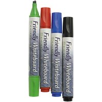 BALLOGRAF® Friendly Medium Whiteboard-Marker-Set farbsortiert 2,0 - 5,0 mm, 4 St. von BALLOGRAF®