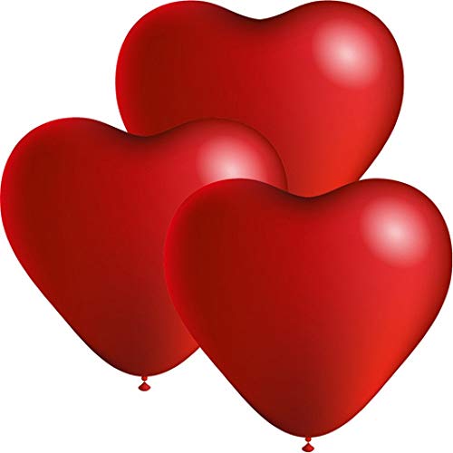 3 Herz Luftballons Herzförmige Luftballons - Hochzeit Verlobung Heiratsantrag Liebesbeweiss von BALLOONIA