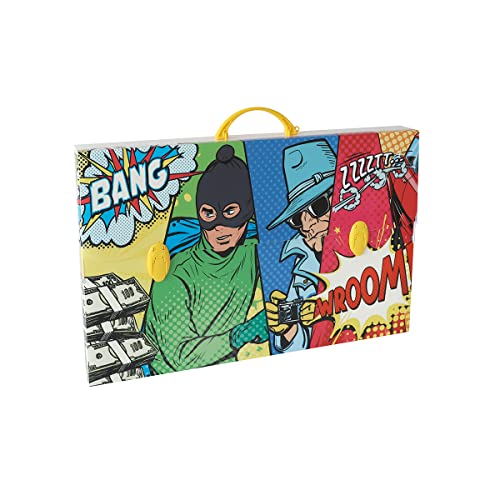 Favorit Koffer mit Aufdruck Comics aus bedrucktem Polypropylen, Format 56,5 x 36,5 cm, Rücken 5,5 cm, abgerundeter Griff und zwei Verschlüsse von BALMAR 2000