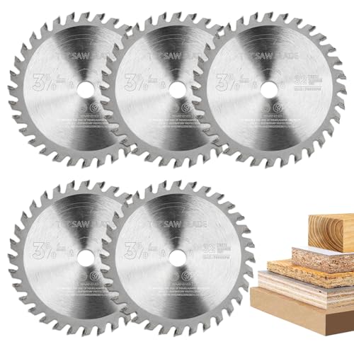5 Stück Kreissägeblatt 89mm x 10mm 32 Zähne Holz Kreissägeblätter HM Sägeblatt für Mini Handkreissäge TCT schneiden Wechselzahn Holzkreissägeblatt 5 Stück Kreissägeblatt 89mm x 10mm 32 Zähne Holz Kreissägeblätter HM Sägeblatt für Mini Handkreissäge TCT schneiden Wechselzahn Holzkreissägeblatt von BALUGAEA