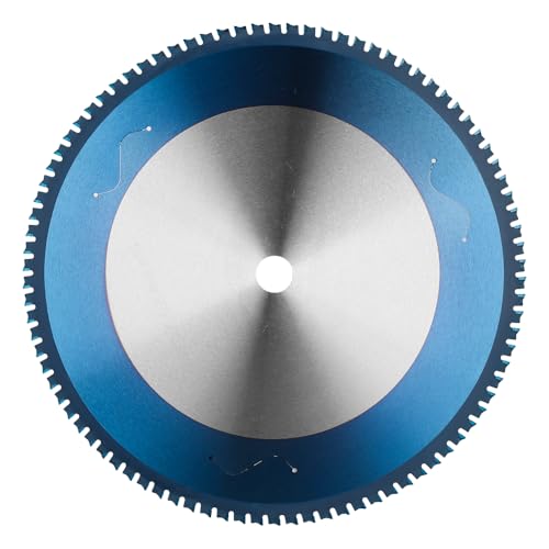 BALUGAEA Kreissägeblatt für Stahl, Metall-Sägeblatt, 355x2,6x25,4 mm, HM 90 Zähne, Sägeblatt mit 16mm 20mm Reduzierringen für Kupfer Eisen, Nano-Blau-Beschichtung BALUGAEA Kreissägeblatt für Stahl, Metall-Sägeblatt, 355x2,6x25,4 mm, HM 90 Zähne, Sägeblatt mit 16mm 20mm Reduzierringen für Kupfer Eisen, Nano-Blau-Beschichtung von BALUGAEA