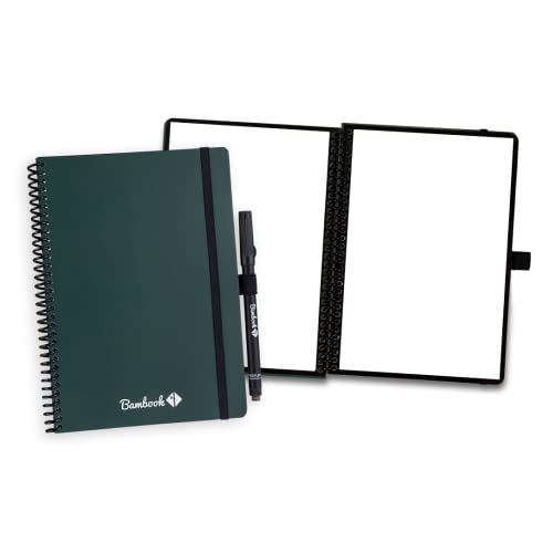 BAMBOOK Veluwe Colourful Notizbuch - Forest - A5 - Blanko, Wiederverwendbares Notizbuch, Notizblock, Reusable Notebook von BAMBOOK