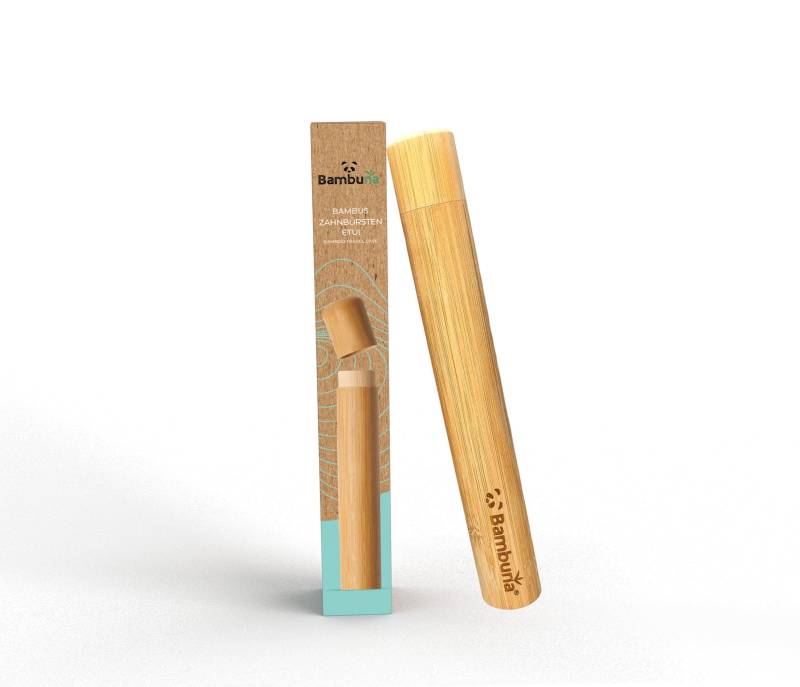 Bambuna® Zahnbürsten Etui Aus Bambus | Plastikfreie Zahnbürstenhülle Für Reisen Nachhaltiges Reisezubehör von BAMBUNAde