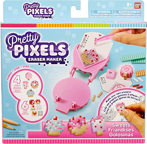 Pretty Pixels Bandai Krazy Pixels – Radiergummi-Fabrik – Starter-Set – Thema Süßigkeiten – Basteln – 38522 Pretty Pixels Bandai Krazy Pixels – Radiergummi-Fabrik – Starter-Set – Thema Süßigkeiten – Basteln – 38522 von Pretty Pixels