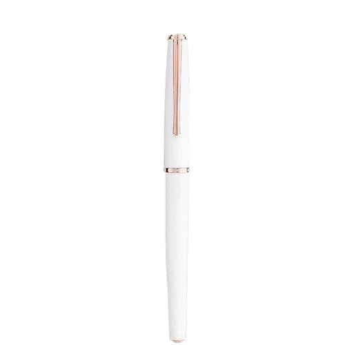 BANDKIT Füllfederhalter, Retro, High-End-Kalligraphie, Schreibtinte, Stifte, Schule, Büro, Business, Studenten, Schreibwaren, Weihnachtsgeschenke (Weiß EF) von BANDKIT
