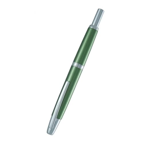 BANDKIT Füllfederhalter, einziehbare EF/F-Feder, Metall, Silber/Gold, Clip-Tintenstifte für Studenten, Schreibwarenbedarf (13, EF) von BANDKIT