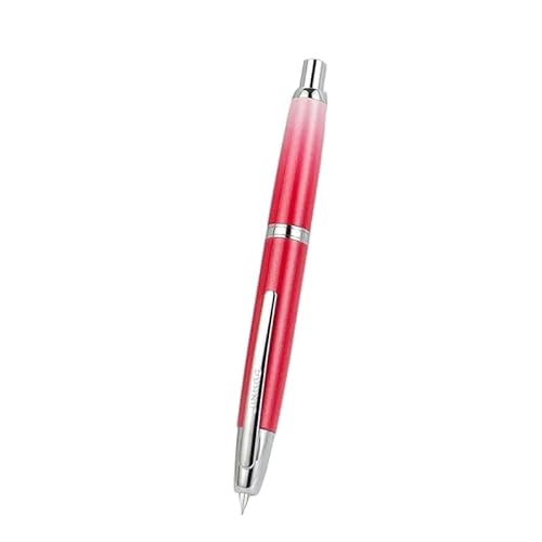 BANDKIT Füllfederhalter, einziehbare EF/F-Spitze, niedliches Farbdesign, Metall-Schreibtintenstift für Studenten, Geschenk (07, F 0,5 mm) von BANDKIT