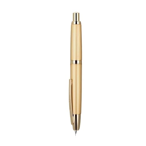 BANDKIT Füllfederhalter, einziehbare EF/F-Spitze, niedliches Farbdesign, Metall-Schreibtintenstift für Studenten, Geschenk (10, F 0,5 mm) von BANDKIT