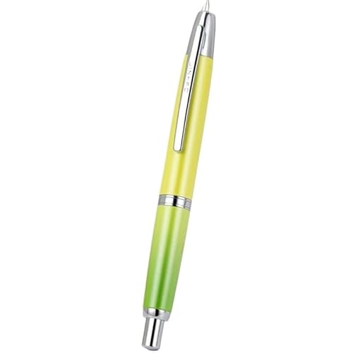 BANDKIT Füllfederhalter, einziehbare EF/F-Spitze, niedliches Farbdesign, Metall-Schreibtintenstift für Studenten, Geschenk (15, F 0,5 mm), 10 Stück von BANDKIT