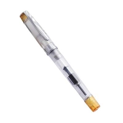 BANDKIT Transparenter Füllfederhalter, extra feine Feder, 0,38 mm, für Studenten, Praxis, Schreiben, Schreiben, Stifte, Schule, Bürobedarf, 1 Stück von BANDKIT