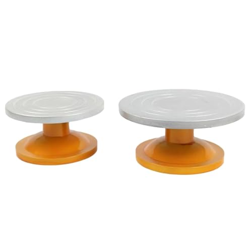 BANGHA Töpferscheibe,Drehscheibe Töpfern Ton-Töpferrad-Werkzeug, Bildhauerrad, Drehteller for Farbsprühen, Modellieren, Kuchendekoration(Diameter 25cm) von BANGHA