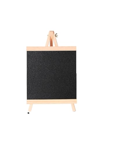 Kreidetafel Klein,Preisschilder 10 Arten Mini-Kreidetafel Desktop-Tafel Kiefernholzrahmen Tisch-Tafel mit Staffelei for Memu-Zeichnungs-Bulletin-Boards(Size B-36x20cm) von BANGHA