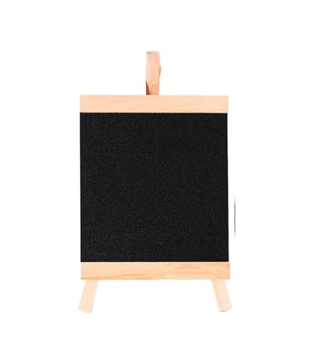 Kreidetafel Klein,Preisschilder 10 Arten Mini-Kreidetafel Desktop-Tafel Kiefernholzrahmen Tisch-Tafel mit Staffelei for Memu-Zeichnungs-Bulletin-Boards(Size C-30x16cm) von BANGHA