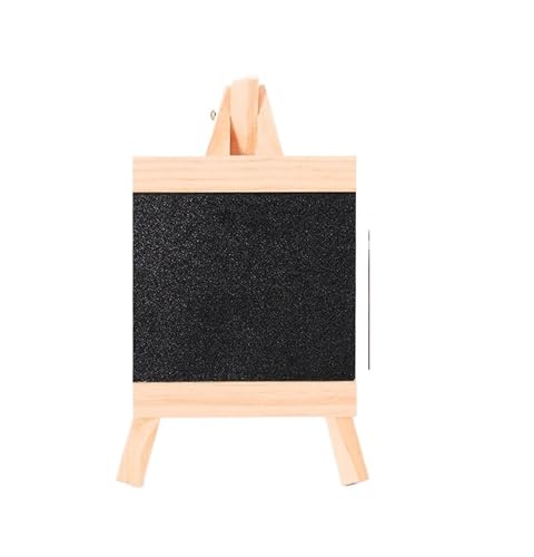 Kreidetafel Klein,Preisschilder 10 Arten Mini-Kreidetafel Desktop-Tafel Kiefernholzrahmen Tisch-Tafel mit Staffelei for Memu-Zeichnungs-Bulletin-Boards(Size D-23x14cm) von BANGHA
