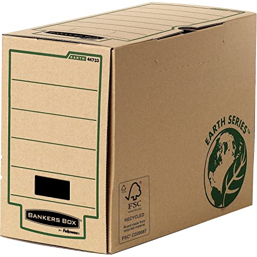 BANKERS BOX Archivschachtel A4+ Format, 200 mm Rückenbreite, Earth Series aus 100% recyceltem Karton, Pack mit 20 Stück BANKERS BOX Archivschachtel A4+ Format, 200 mm Rückenbreite, Earth Series aus 100% recyceltem Karton, Pack mit 20 Stück von BANKERS BOX