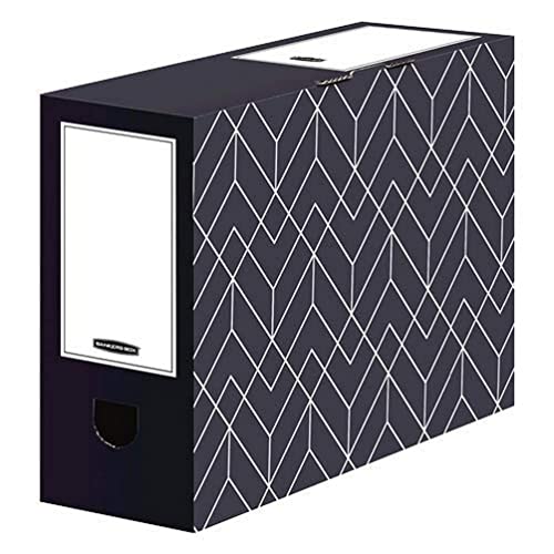 BANKERS BOX Archivschachtel A4, Décor Serie für Büro und Zuhause, 100 mm Rückenbreite, aus 100% recycelter Wellpappe, Farbe/Motiv: Mitternachtsblau, 5 Stück BANKERS BOX Archivschachtel A4, Décor Serie für Büro und Zuhause, 100 mm Rückenbreite, aus 100% recycelter Wellpappe, Farbe/Motiv: Mitternachtsblau, 5 Stück von BANKERS BOX