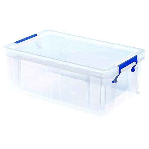 BANKERS BOX ProStore Aufbewahrungsbox mit Deckel 10 Liter aus Plastik (Innenmaße 14 x 34 x 21.5cm), 1 Stück von BANKERS BOX