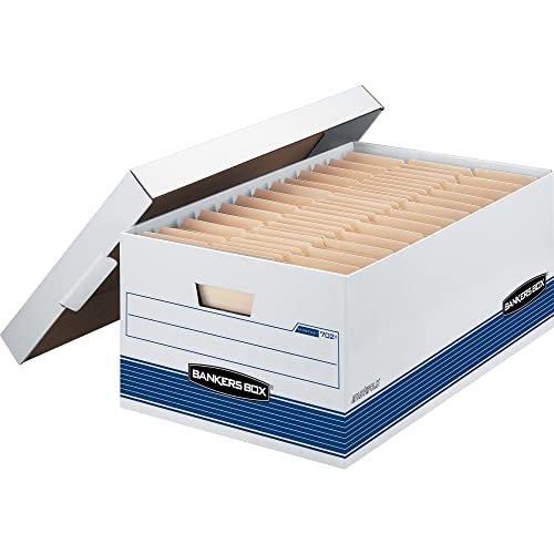 BANKERS BOX Stor/File 00702 Aufbewahrungsboxen, mittelgroß, FastFold, Deckel zum Abheben, legal, 12 Stück BANKERS BOX Stor/File 00702 Aufbewahrungsboxen, mittelgroß, FastFold, Deckel zum Abheben, legal, 12 Stück von BANKERS BOX