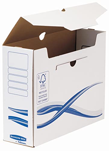 Bankers Box 4460202 Basic Archivschachtel, 100 x 250 x 325 mm von BANKERS BOX