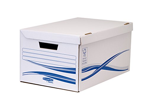 Bankers Box 4460502 Klappdeckelbox Maxi 10-er Pack von BANKERS BOX