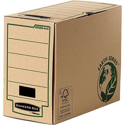 Bankers Box 4473202 Archivschachtel A4+ 150 mm, 20er Pack von BANKERS BOX