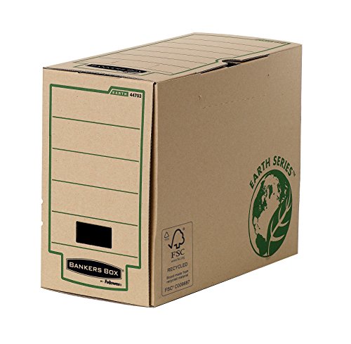 Bankers Box Earth Series Archivschachtel (A4, 150mm, 100% recycled) 20 Stück braun von BANKERS BOX