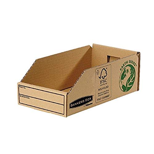 Bankers Box Earth Series Kleinteilebox 147mm (aus 100% recyceltem Karton, 50er-Packung) braun von BANKERS BOX