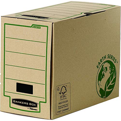 Bankers Box Lomo 100 Ultimative Archivbox mit automatischer Montage, Braun von Fellowes