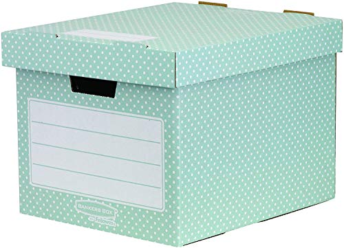 Bankers Box Style Series Aufbewahrungsbox aus 100% recyceltem Karton, 4-er Pack, grün/weiß Bankers Box Style Series Aufbewahrungsbox aus 100% recyceltem Karton, 4-er Pack, grün/weiß von BANKERS BOX