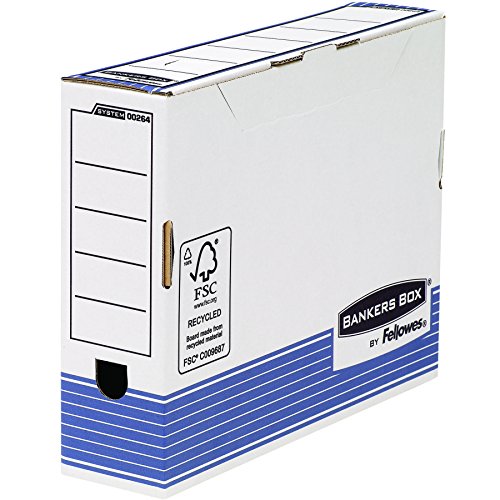 FELLOWES 0026401 Archivbox, 80 mm, 10 Stück FELLOWES 0026401 Archivbox, 80 mm, 10 Stück von BANKERS BOX