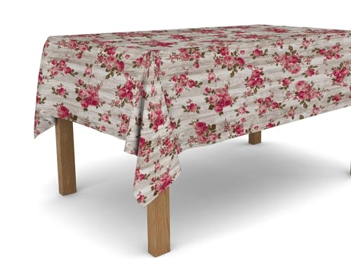 Banzaii Tischdecke aus PVC -Wachstuch Tischdecke - abwaschbar, fleckenabweisend, beständig gegen Sonne und Wetter, einfach auf die gewünschte Größe zuschneidbar - 140x400 cm - Bouquet Banzaii Tischdecke aus PVC -Wachstuch Tischdecke - abwaschbar, fleckenabweisend, beständig gegen Sonne und Wetter, einfach auf die gewünschte Größe zuschneidbar - 140x400 cm - Bouquet von BANZAII TEXTILE INNOVATOR ONLINE