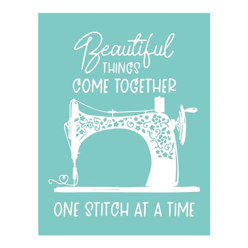 BAOFALI Siebdruck-Schablone, ein Stich nach dem anderen, wiederverwendbar, selbstklebend, Siebdruck, für Dekoration, Druck, Holz, Stoff, Wand, Tasse, Teller, Glas, Papier, Heimhandwerksprojekte, von BAOFALI