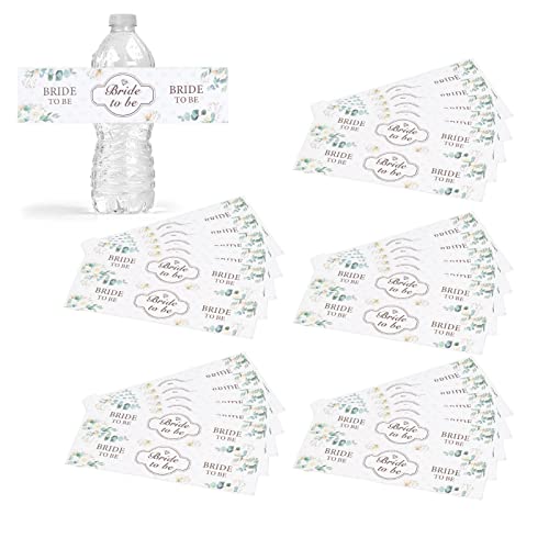 25 Stück Wasserflaschenetiketten, Bride To Be, Bachelorette Brautdusche, Hochzeit, Verlobungsfeier, Wasserflaschenaufkleber, 1 Stück, 2 Aufkleber von BAOFUYA