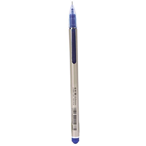 BAOFUYA 0,5 -mm -Gel -Stift -Set, Nachfüllschild mit Großer Kapazitäts -Nachfüllschild Stiftstiftungsbüro -Vorräte, Leichte Tinte, Komfortabler Griff, Ideal für Schule, Büro, Tägliches (BLUE) von BAOFUYA