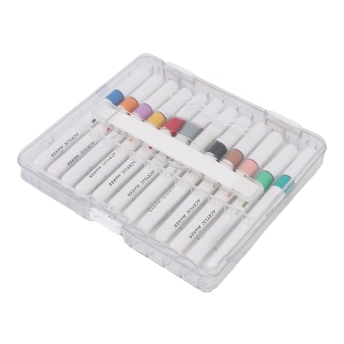 BAOFUYA 12 Farbenmarkierungen, Tipp Acrylfarben Pen Acrylfarben Set für Kunst Schreiben Zeichnen Crafting -Projekte BAOFUYA 12 Farbenmarkierungen, Tipp Acrylfarben Pen Acrylfarben Set für Kunst Schreiben Zeichnen Crafting -Projekte von BAOFUYA
