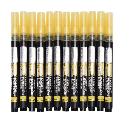 BAOFUYA 12pcs Glitzermarkierungen, Schnelltrockner Kunsthandwerk Paint Stift Marker Glattes Schreiben für Scrapbooking -Fotoalbum Kunstzubehör BAOFUYA 12pcs Glitzermarkierungen, Schnelltrockner Kunsthandwerk Paint Stift Marker Glattes Schreiben für Scrapbooking -Fotoalbum Kunstzubehör von BAOFUYA