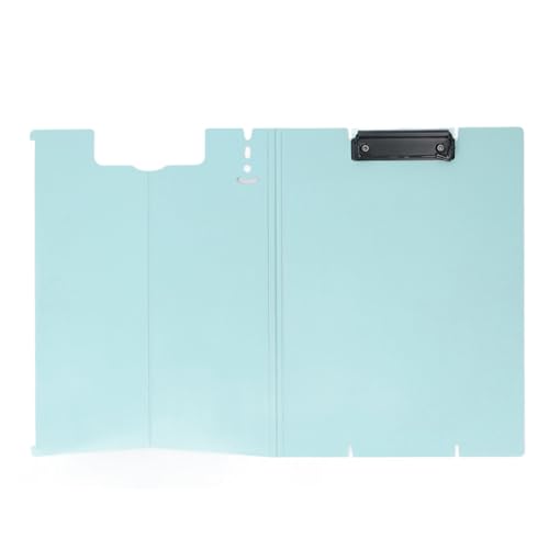 BAOFUYA A4 -Papier Sind Klemmplatten Flexibler Schreibtisch Desktop -Dokumentinhaber für Prüfungen, Stabile Unterstützung des Schreibens von Klembord für Studentenaufgaben (BLUE) von BAOFUYA