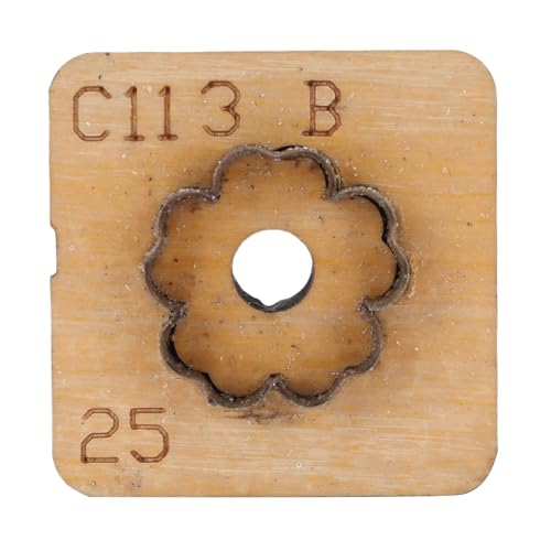 BAOFUYA Blumenlederschneider Sterben, Basteln Stanzform Massivholz Basis Zum Handwerk mit Freunden (B) von BAOFUYA