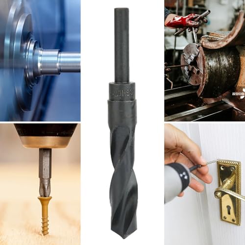BAOFUYA HSS -Bohrer Bit Hochgeschwindigkeit Stahlbohrer Bit Metallbohrer 1/2 Zoll 16 Mm Premium 9341 Stahl 135 ° Spitze Doppelentlastungswinkel für eine Effiziente Entfernung von Chips mit 38 ° (20MM) von BAOFUYA
