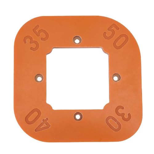 BAOFUYA Holzbearbeitung Rundes Eckradius -Schablone, Präzise Positionierungsschlitzrouter -Radius -Schablone für Holzbearbeitung Routing von BAOFUYA