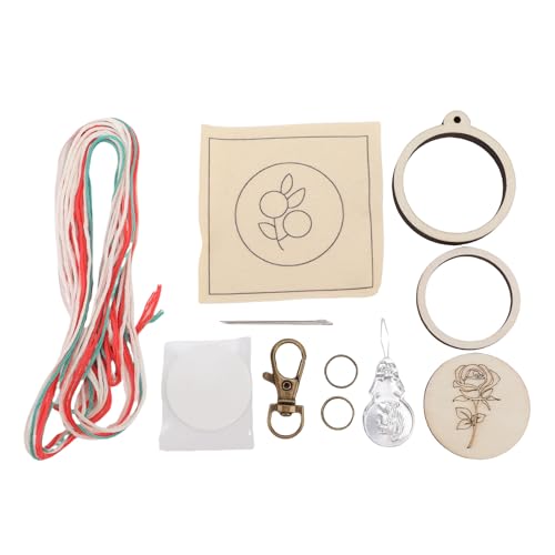 BAOFUYA Schlüsselbund Anhänger Stickerei Hoop, Benutzerfreundliche Kleine Hölzerne Kreuzstich -Reifen für Anfänger Kinder Erwachsene Schulbag Charms Ornamente BAOFUYA Schlüsselbund Anhänger Stickerei Hoop, Benutzerfreundliche Kleine Hölzerne Kreuzstich -Reifen für Anfänger Kinder Erwachsene Schulbag Charms Ornamente von BAOFUYA