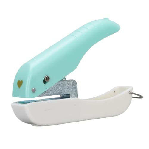 BAOFUYA Single Small Hole Puncher, Handheld Heart Design Punch Paper Hole Puncher für Kartenherstellung von Crafting Scrapbooking -Projekten von BAOFUYA